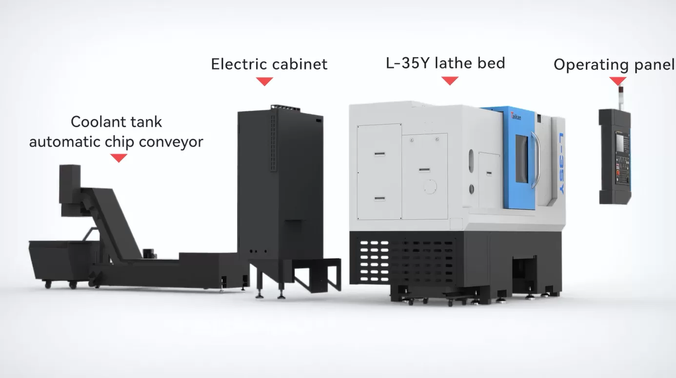 Tokarka CNC pozioma L-35Y z funkcją frezowania